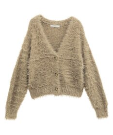 Green Parks ・Ｐｅｔｉｔ　Ｆｌｅｕｒ　シャギーニットカーディガン