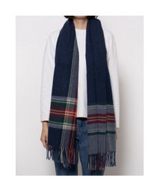 UNBILLION カシュネ cache nez / イタリアウールチェックストール