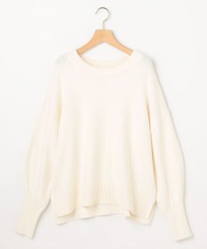 組曲 コットンカシミヤMIX クルーネックニット