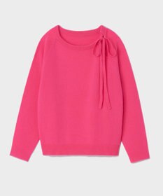 GRACE CONTINENTAL ボウタイカシミヤトップ