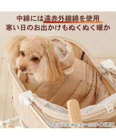 PET PARADISE ペットパラダイス くまちゃん フード付 防寒 ブランケット 小