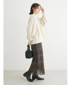 Green Parks ・ＳＵＧＡＲ　ＳＰＯＯＮ　チェックフリンジスカート