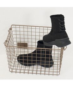 ing <ing>【レイン対応】厚底ストレッチブーツ