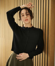 #Newans 【カシミヤ混】コンパクトニットカーディガン