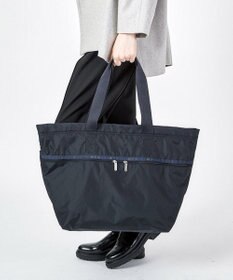 LeSportsac CARLIN ZIP TOP TOTE BAG/ディープシーブルー