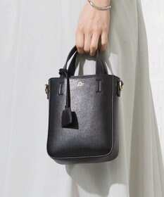 J.PRESS LADIES 【2way】スプリットレザー ナノポシェット バッグ