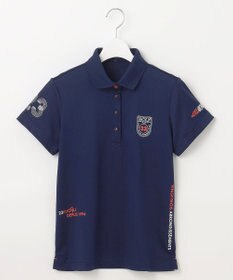 23区GOLF 【WOMEN】【吸水速乾/UVカット】グラフィカルポロシャツ