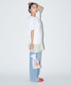 earth music&ecology 刺繍Tシャツ