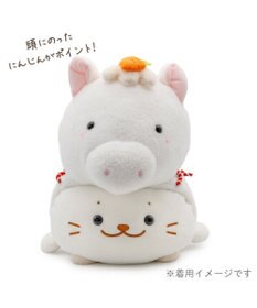 Mother garden しろたん 午年 抱き枕カバー 55cm用 《白》 単品