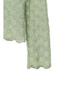 earth music&ecology ハイネックシアーフラワーインナー