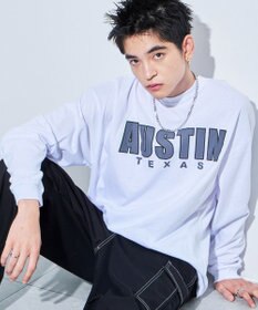 WEGO アクセ付きグラフィックT（LS）