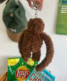 WEGO でかおめめなまけものぬいぐるみキーホルダー