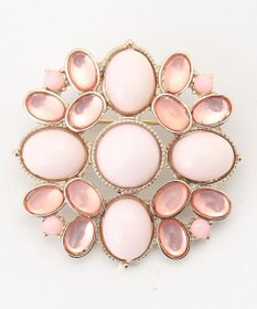 組曲 カラーオーバルブローチ