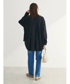 Green Parks カラミバンドカラーシャツ