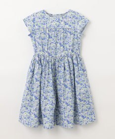 組曲 KIDS 【110-140㎝】リンドウプリント ワンピース