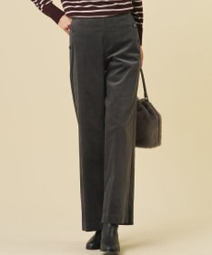 J.PRESS LADIES L 【WEB限定カラーあり】AIR DUROY LIGHT  セミ ワイド パンツ