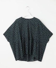 自由区 L 【17号サイズまで展開・WEB限定】コットンサッカープリント ブラウス