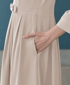 Tiaclasse L 【セレモニー・新色追加】リボンベルトフレアワンピース