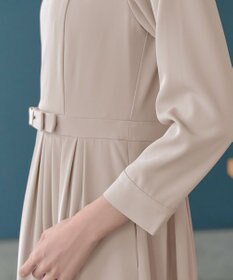 Tiaclasse L 【セレモニー・新色追加】リボンベルトフレアワンピース