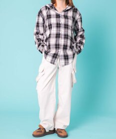 WEGO 【ウエストゴム】サイドベルトカーゴパンツ