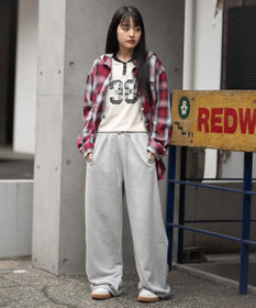 WEGO フードチェックシャツ