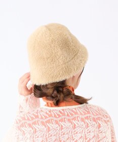 MOONBAT estaa ボリュームヘアリーサーモ バケットハット／サイズ調整可／手洗い