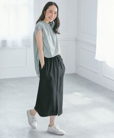 ANY 【接触冷感/UVケア/ウエストゴム/洗濯機可能】イージケアタイトスカート