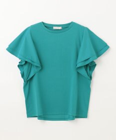 ANY 【シワになりにくい】ダブルフレアスリーブカットソー