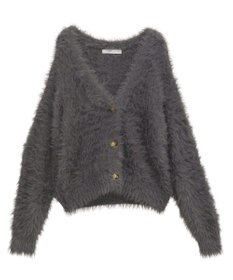 Green Parks ・Ｐｅｔｉｔ　Ｆｌｅｕｒ　シャギーニットカーディガン