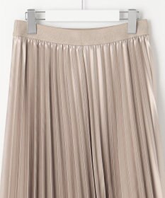 自由区 S 【ウエストゴム・洗える】ブライトサテンプリーツ スカート