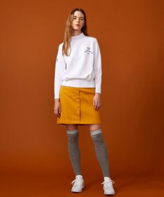 23区GOLF 【WOMEN】ライトダンボール モックネックシャツ