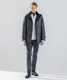 JOSEPH HOMME 新素材【4WAY】ライトラスターシャンブレー　ダウンコート