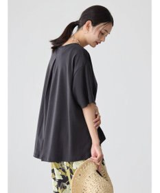 AMERICAN HOLIC 抗菌防臭＋接触冷感クルーネックカットプルオーバー