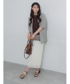 Te chichi レースプリーツナロースカート《2026 SUMMER LOOK item》