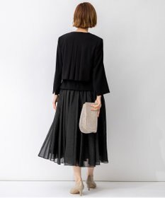 23区 【APPLAUDIR】クリアジョーゼット コンパクトタックジャケット