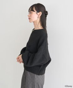 earth music&ecology 【予約】Disney/ミッキーコード刺繍ニットプルオーバー