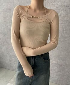 WEGO 【２点セット】カーデ付きアンサンブル