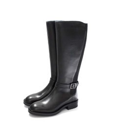 Pointer 本革ベルトデザイン 裏起毛 ロングブーツ