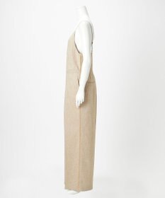 23区 【GOLD LABEL】リネンツイル サイドフリンジ オールインワン