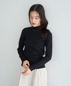 YECCA VECCA ハイネックリブニット