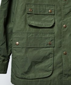 JOSEPH ABBOUD MOUNTAIN 【軽量/ワックスコーティング・テ―ム・ヤルビー氏コラボ】ワックスクロス プリント ブルゾン