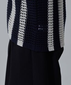 WEGO マルチストライプニットシャツ（S）