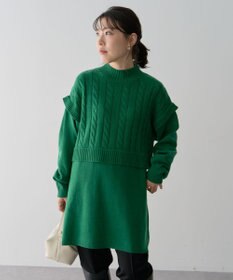 Green Parks ケーブルドッキングニットチュニック