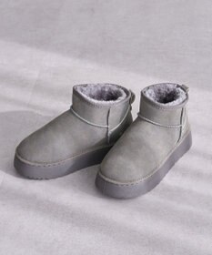 Green Parks ・ｍｉｎｉａ　フェイクムートンショートブーツ