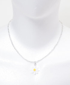 WEGO Lフラワーカラービーズネックレス