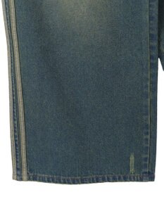 WEGO サイドラインワイドデニムパンツ