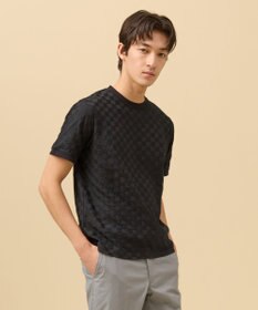 J.PRESS MEN ジャケットインの最適解【接触冷感 / 吸水速乾】【J.PRESS PREMIUM JERSEY】アーガイルリンクス Tシャツ