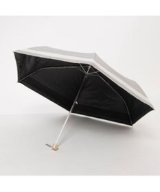 UNBILLION カシュネ cachenez / PU切り継ぎボーダー3段折りたたみ傘