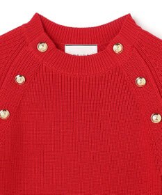 BEIGE， HELIODOR / スポンディッシュマリンボタンニット