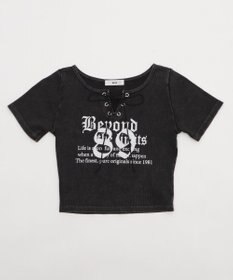 WEGO グラフィックレースアップちびT